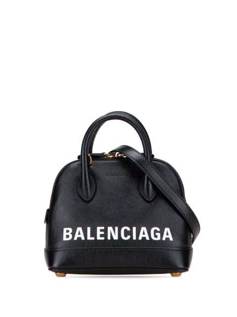 Balenciaga Pre-Owned 2020 XXS Calfskin Ville Top Handle Bag satchel