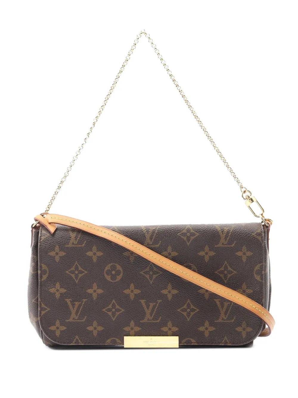Louis Vuitton Pre-Owned 2015 Monogram Favorite PM crossbody bag - ブラウン Louis Vuitton Pre-Owned 2015 Monogram Favorite PM crossbody bag - ブラウン