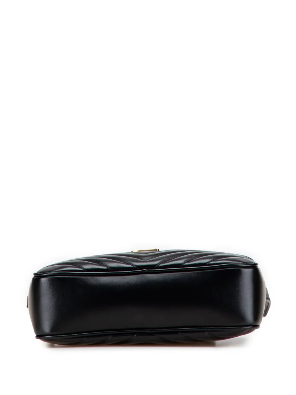 Pre-owned Saint Laurent 2019 Matelasse Leather Monogram Lou Camera Bag Crossbody Bag In Black