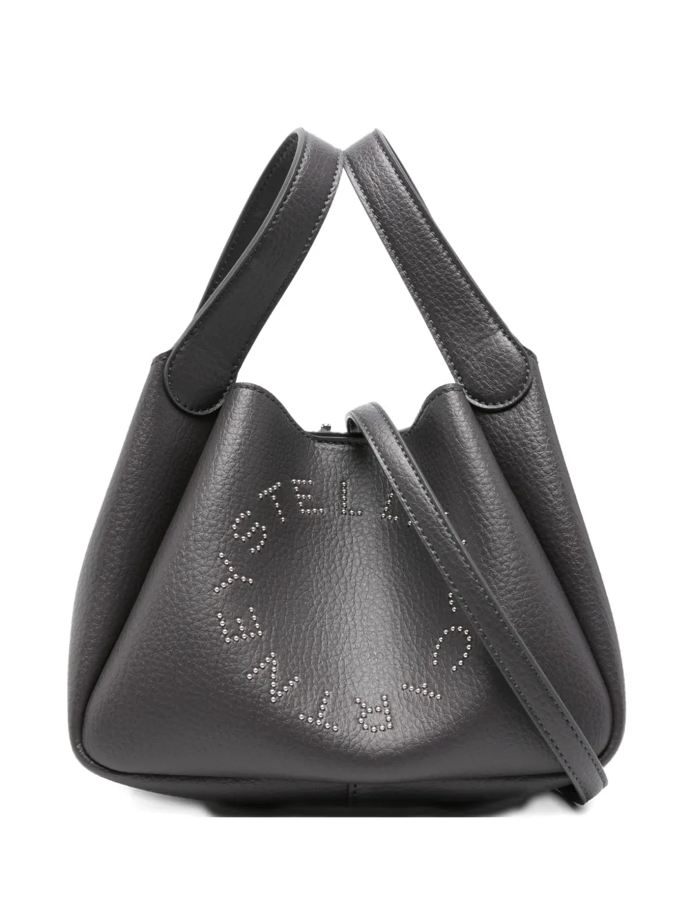 Stella Mccartney Logo-embossed Tote Bag In Gray