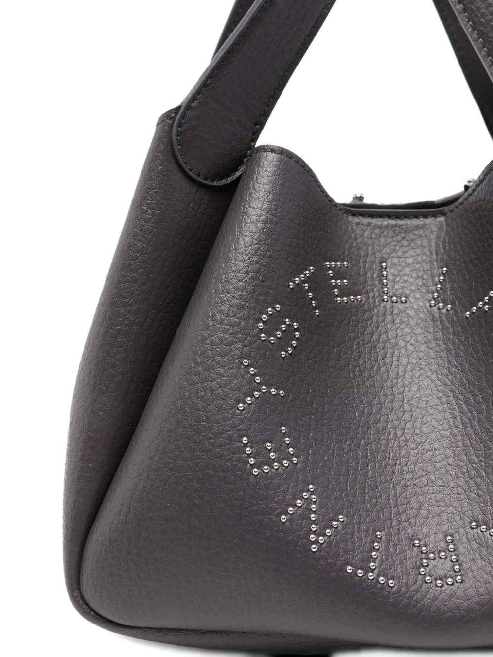 Stella Mccartney Logo-embossed Tote Bag In Gray