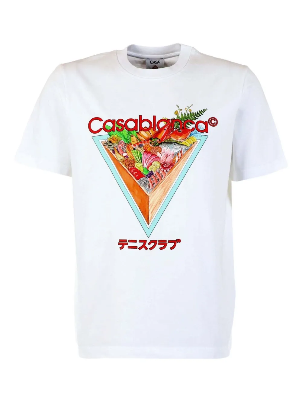 Barena playera con estampado gráfico | blanco | Image 1