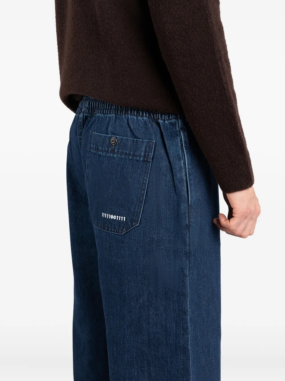 Société Anonyme Elasticated-waist Jeans In Blue