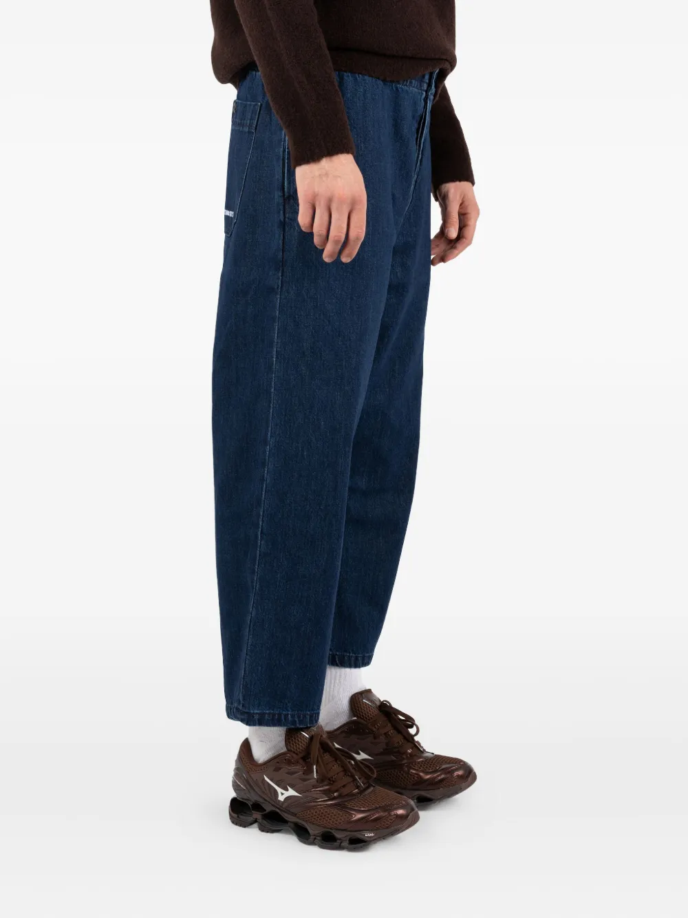 Société Anonyme Elasticated-waist Jeans In Blue