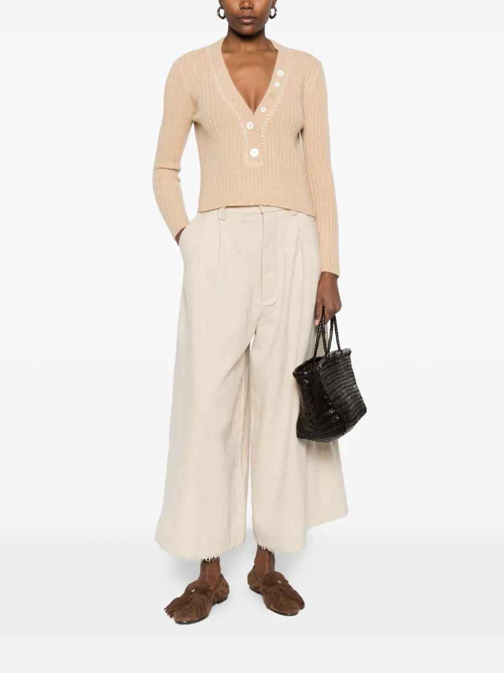 A Tentative Atelier cropped jumper | Knitted Sweaters | Image 2