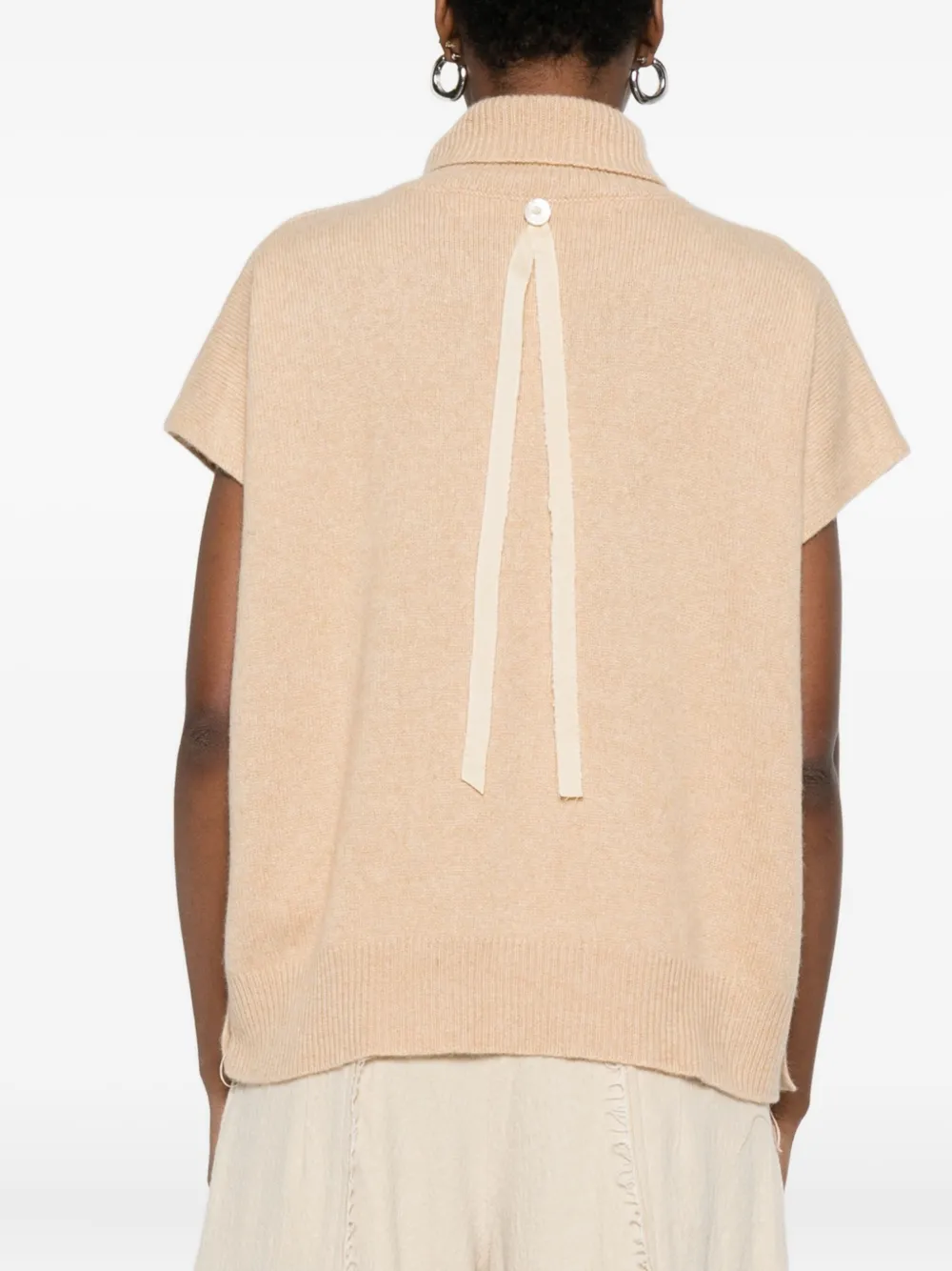 A Tentative Atelier Roll-neck Sweater In Brown