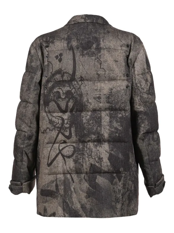 Yohji Yamamoto ボタン パデッドジャケット | ブラック | FARFETCH JP