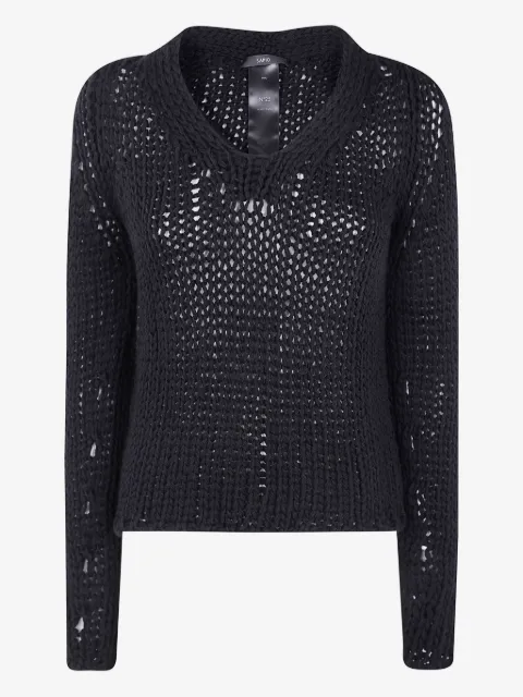 SAPIO open knit sweater