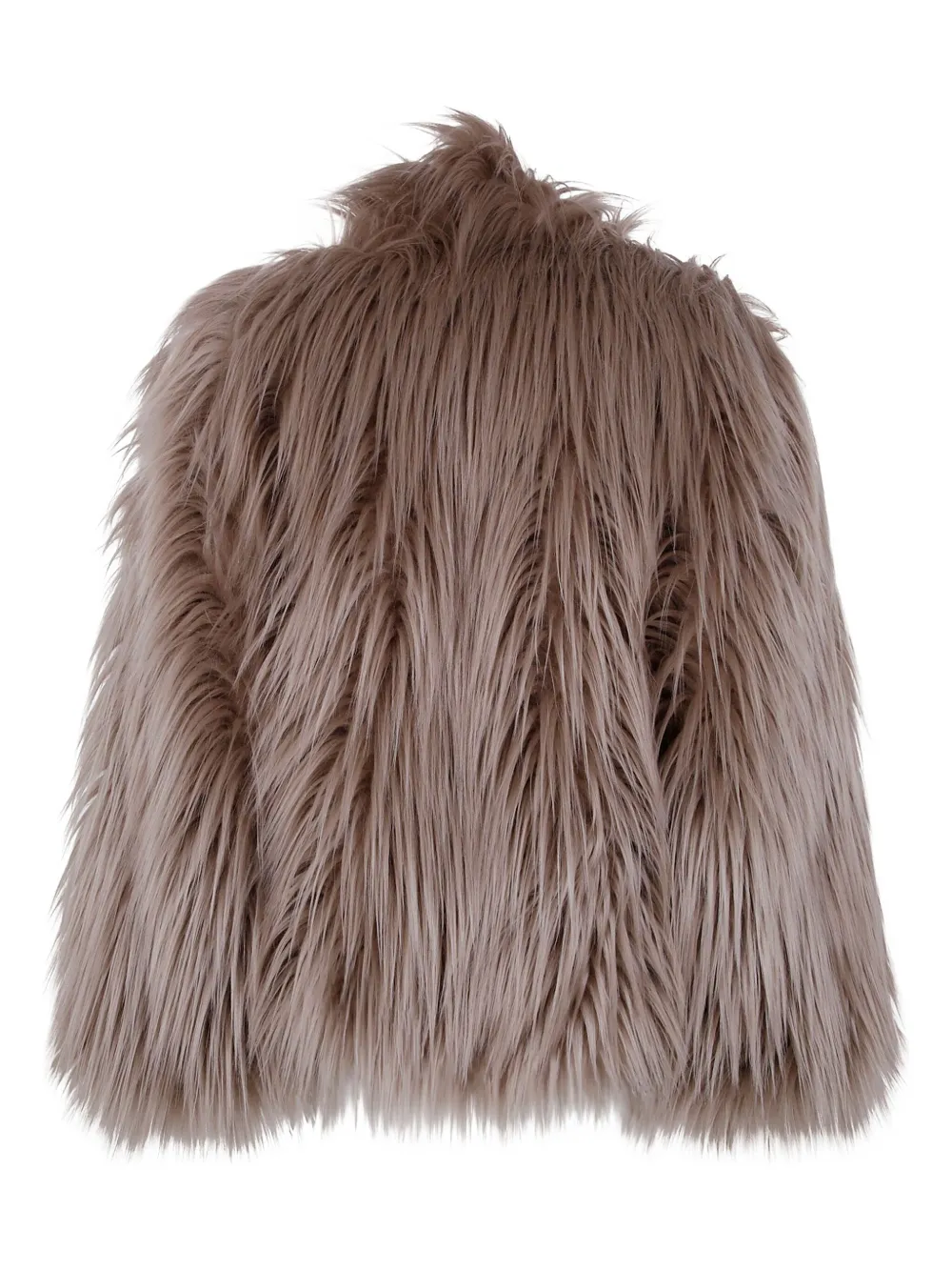 Bb Couture Open-front Jacket In Brown