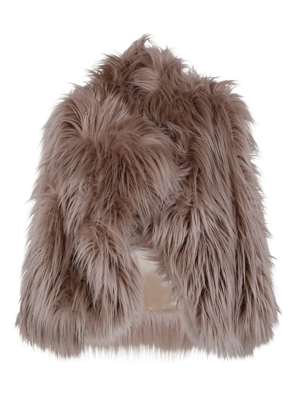 Bb Couture Open-front Jacket In Brown