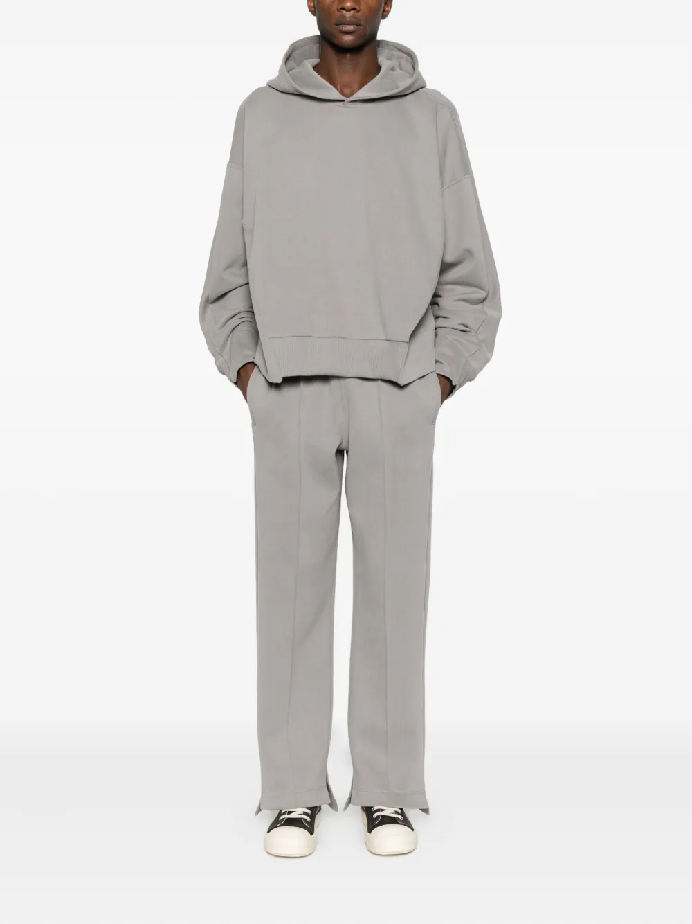 NotRainProof mélange-effect track pants - Grijs