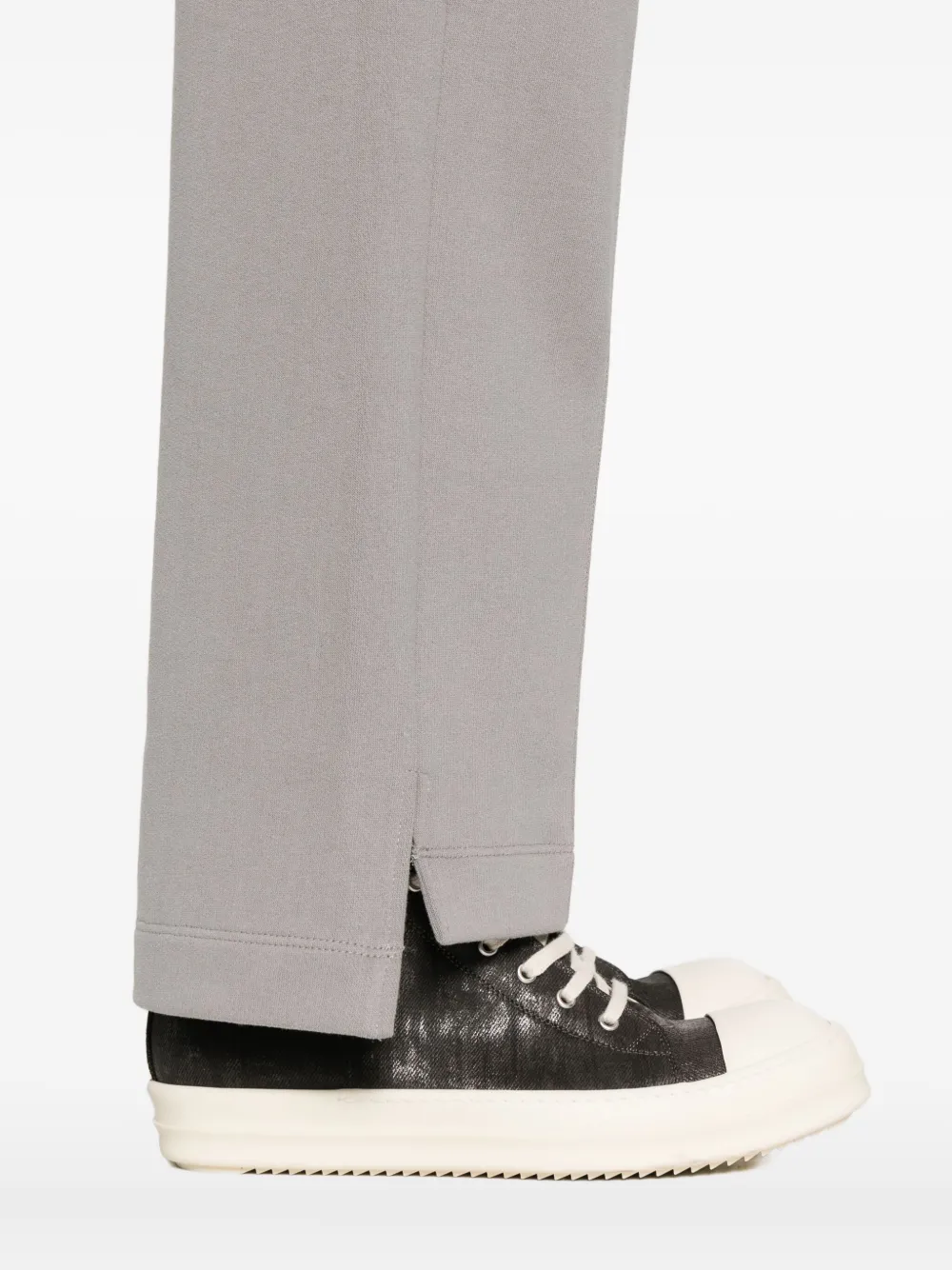 Notrainproof Mélange-effect Track Pants In Gray