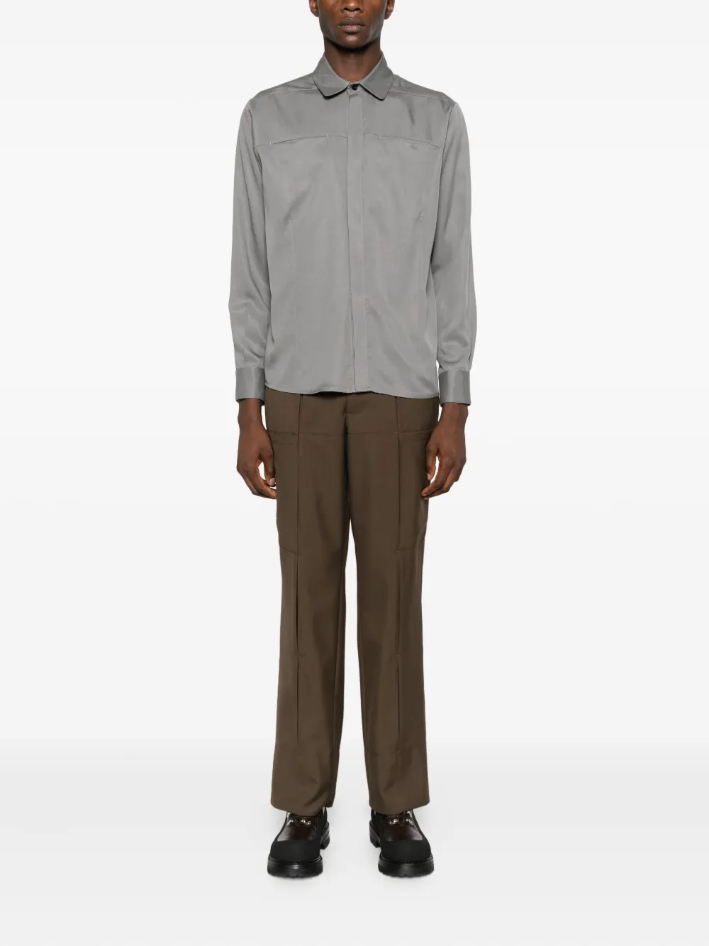 NotRainProof Broek met vlakken - Bruin