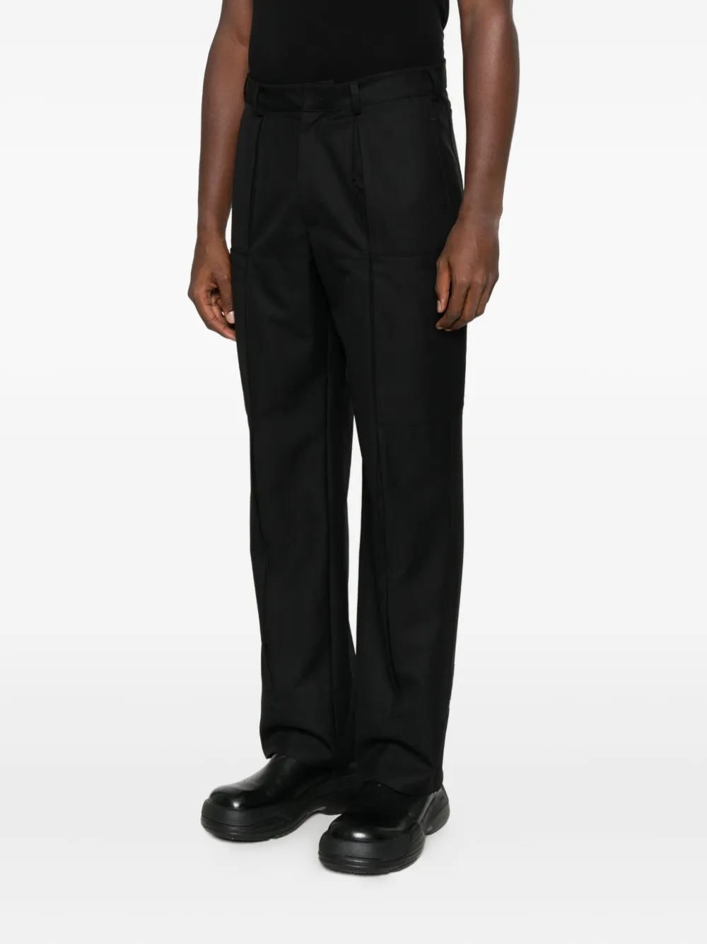  Notrainproof Pressed-crease Trousers - Black 