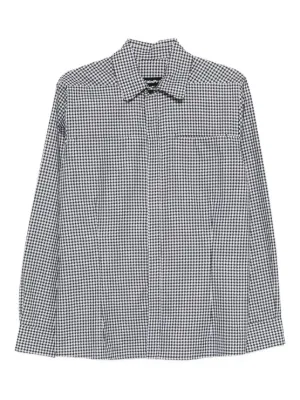 Acne Studios チェック シャツ | グレー | FARFETCH JP