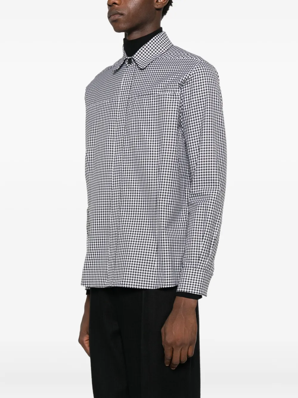  Notrainproof Gingham-checked Shirt - Blue 