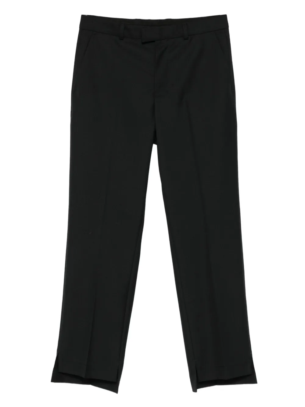 NotRainProof side-slit tailored trousers | Black | Image 1