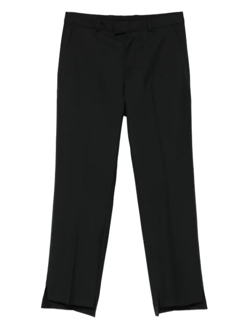 NotRainProof side-slit tailored trousers