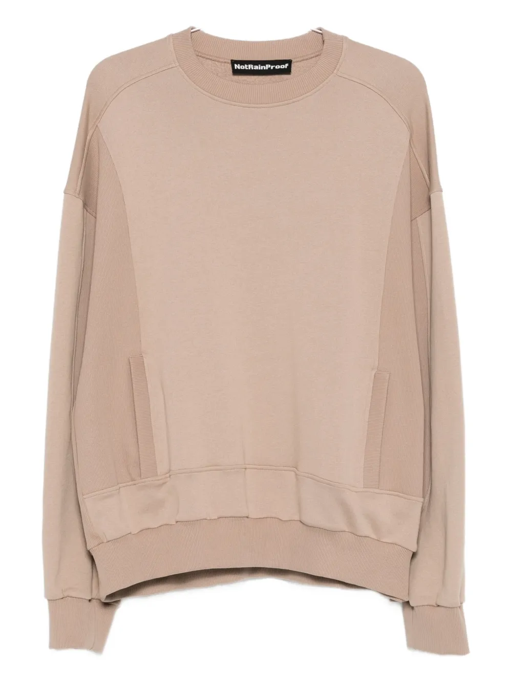 Notrainproof Panelled Sweatshirt In Neutral