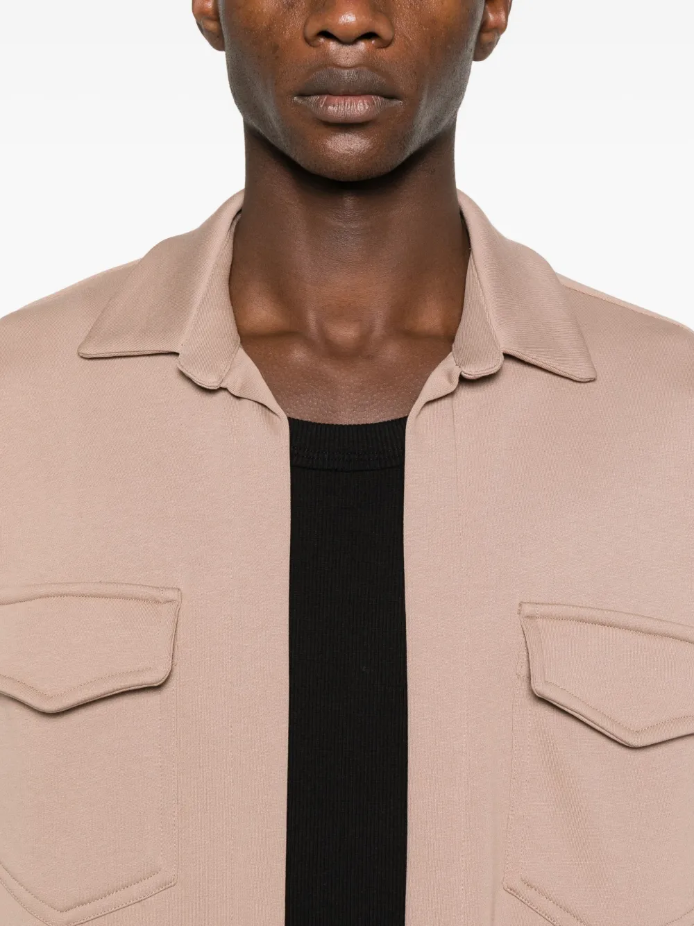 Notrainproof Flap-pocket Shirt In Brown