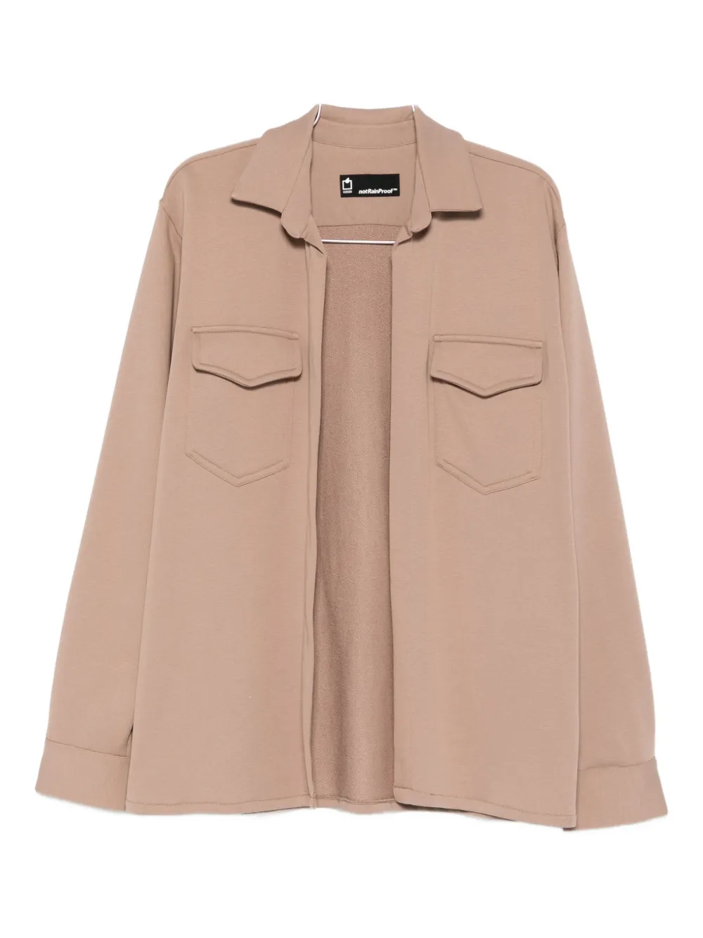 Notrainproof Flap-pocket Shirt In Brown