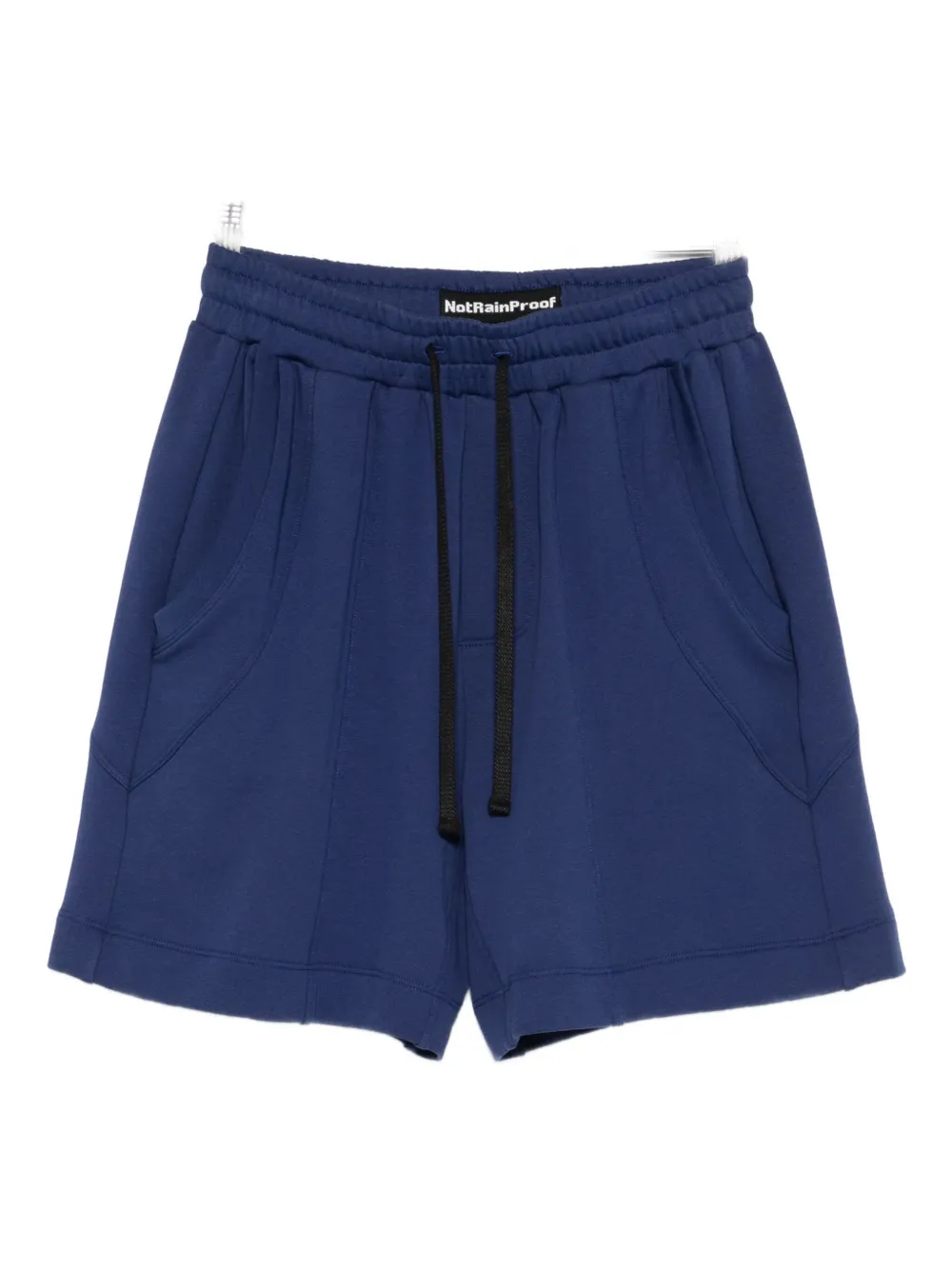 NotRainProof seam-detail drawstring-waist shorts - Blu
