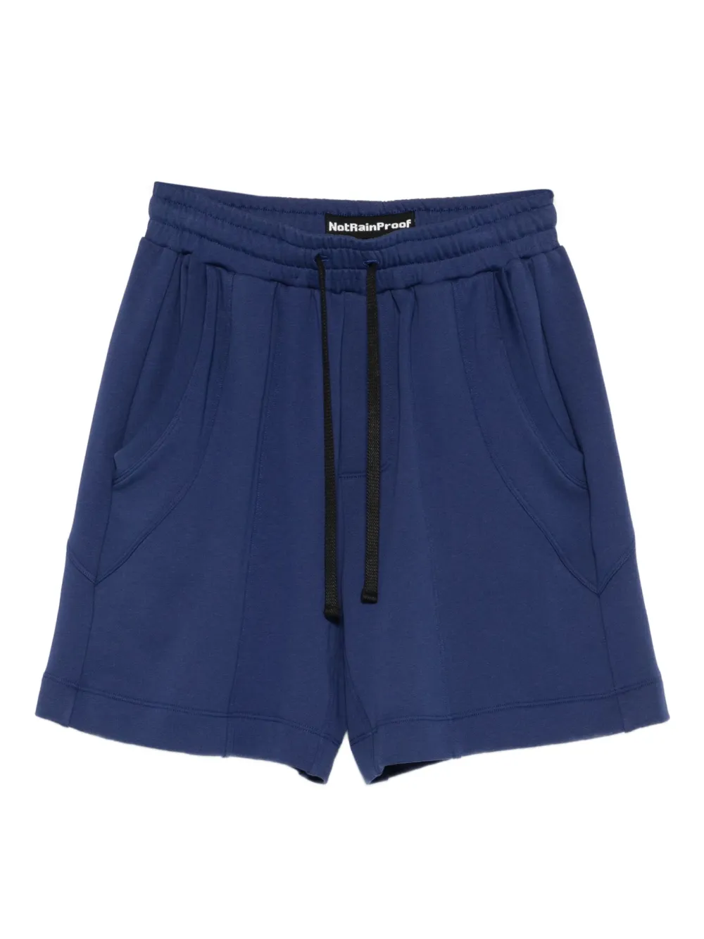 NotRainProof seam-detail drawstring-waist shorts | Blue | Image 1