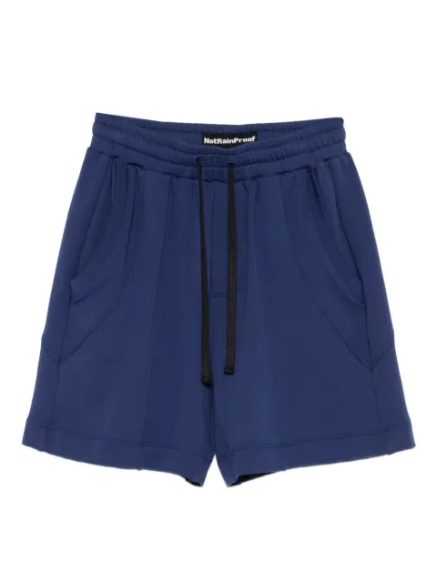 NotRainProof seam-detail drawstring-waist shorts
