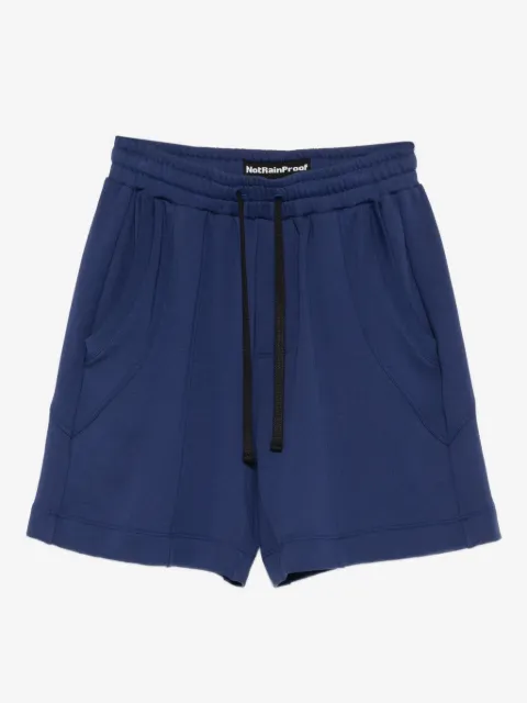 NotRainProof seam-detail drawstring-waist shorts