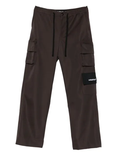 NotRainProof logo-appliqué cargo trousers