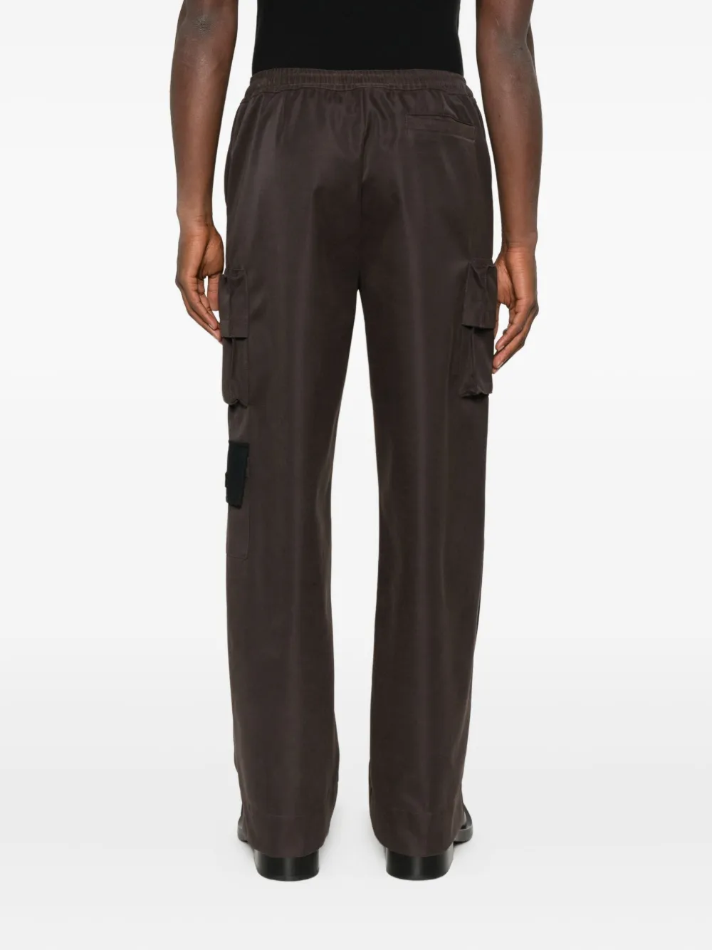 Notrainproof Logo-appliqué Cargo Trousers In Brown