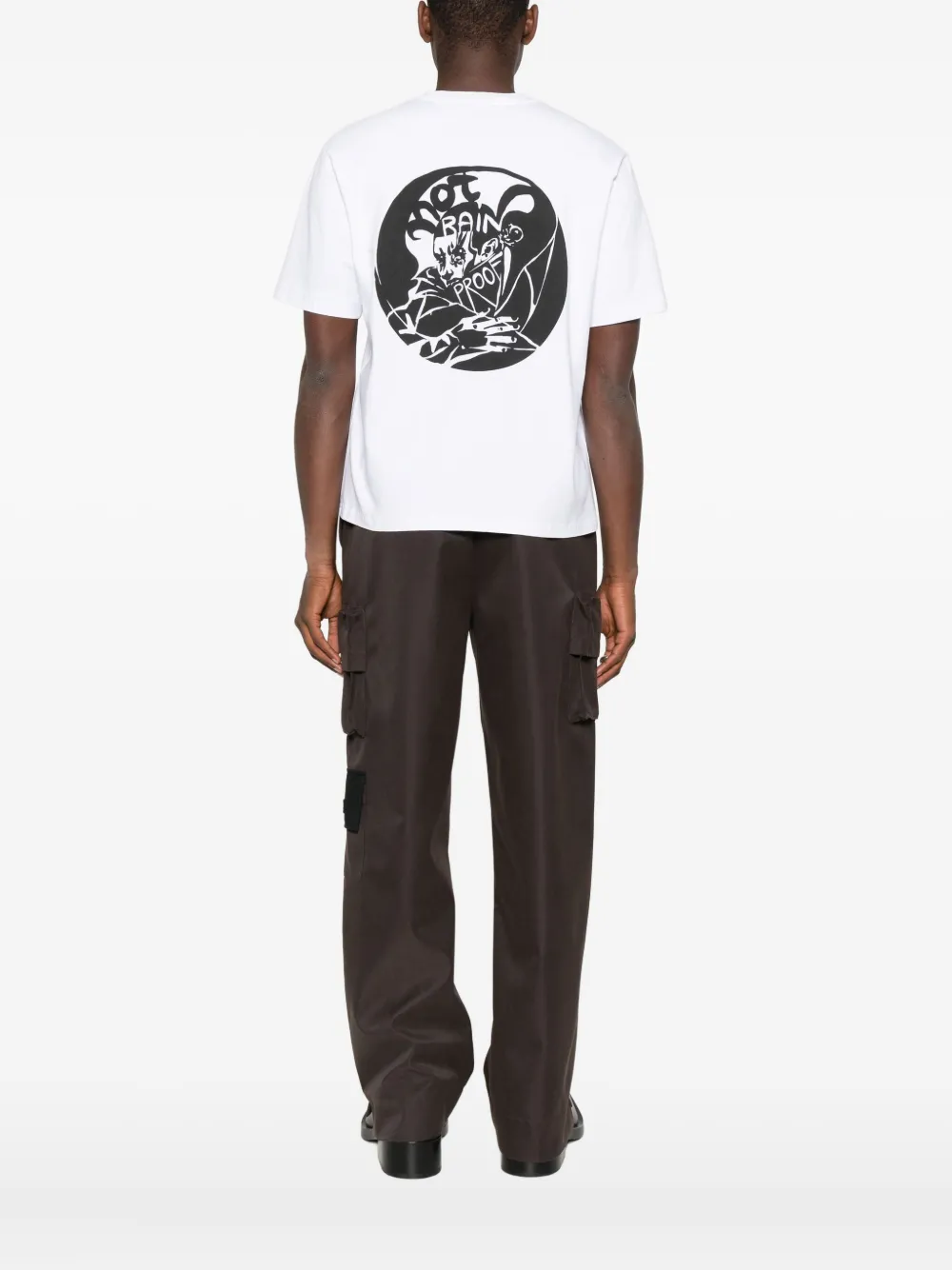 Notrainproof Graphic-print T-shirt In White