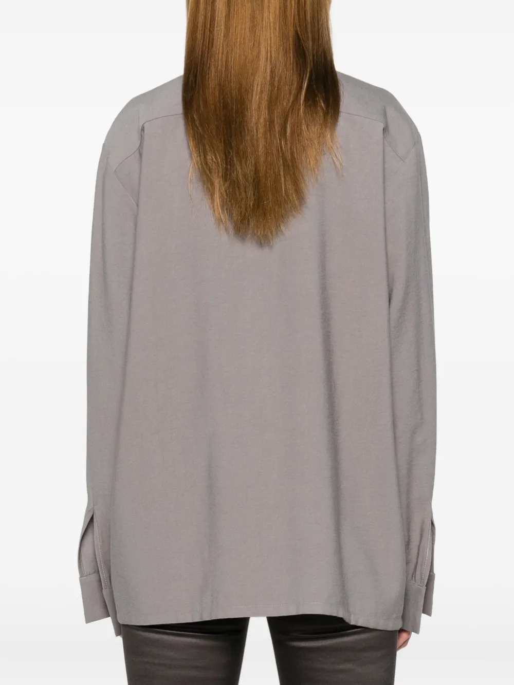 Notrainproof Flap-pocket Shirt In Gray