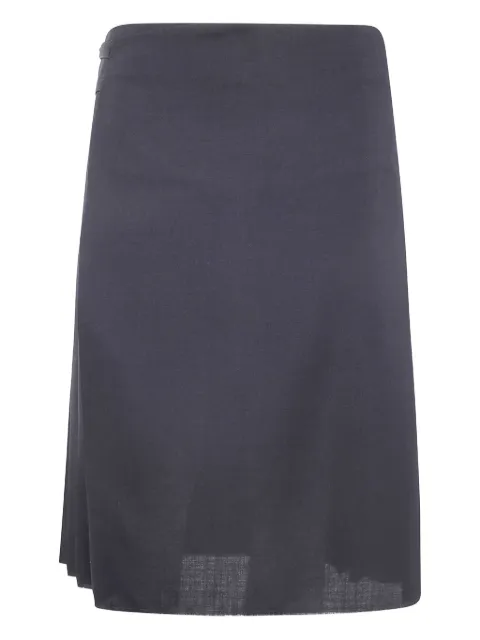 SAPIO pleated pocket midi skirt