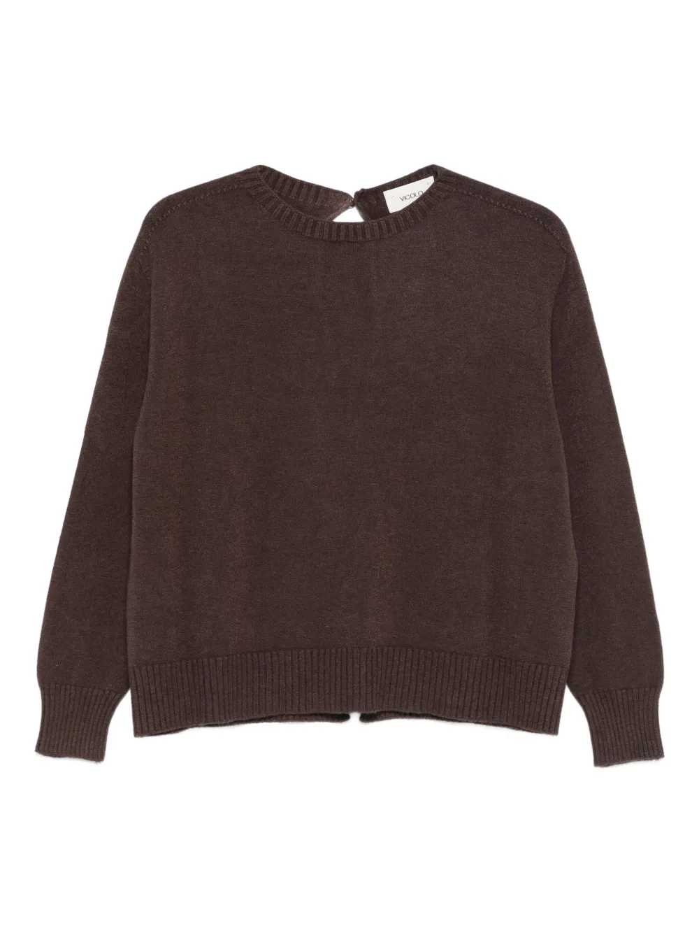 VICOLO open-back jumper | Brown | Image 1