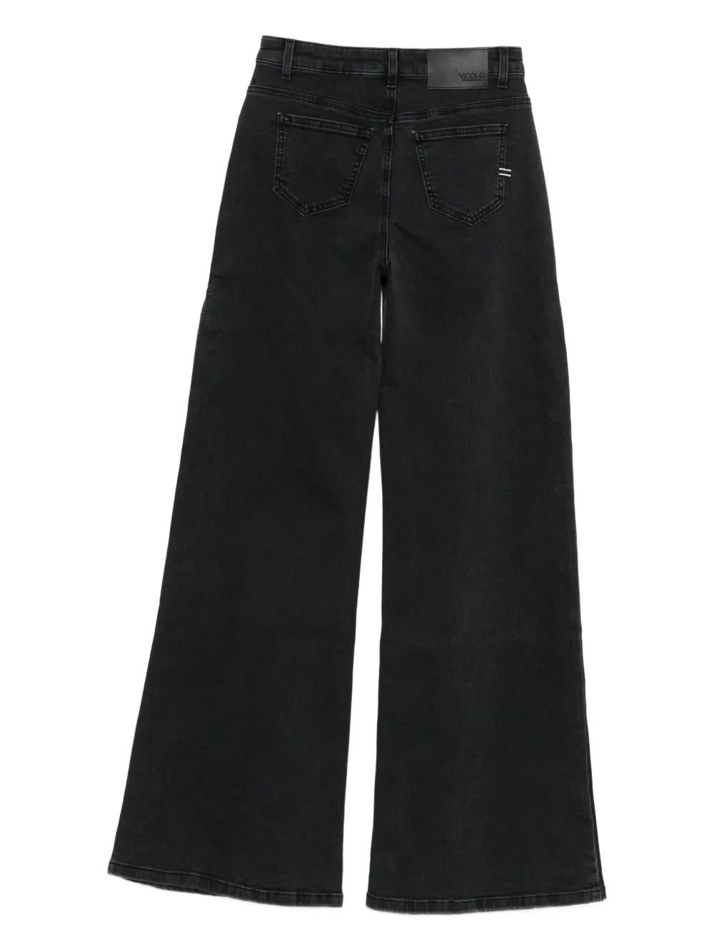 VICOLO Jeans met wijde pijpen - Zwart