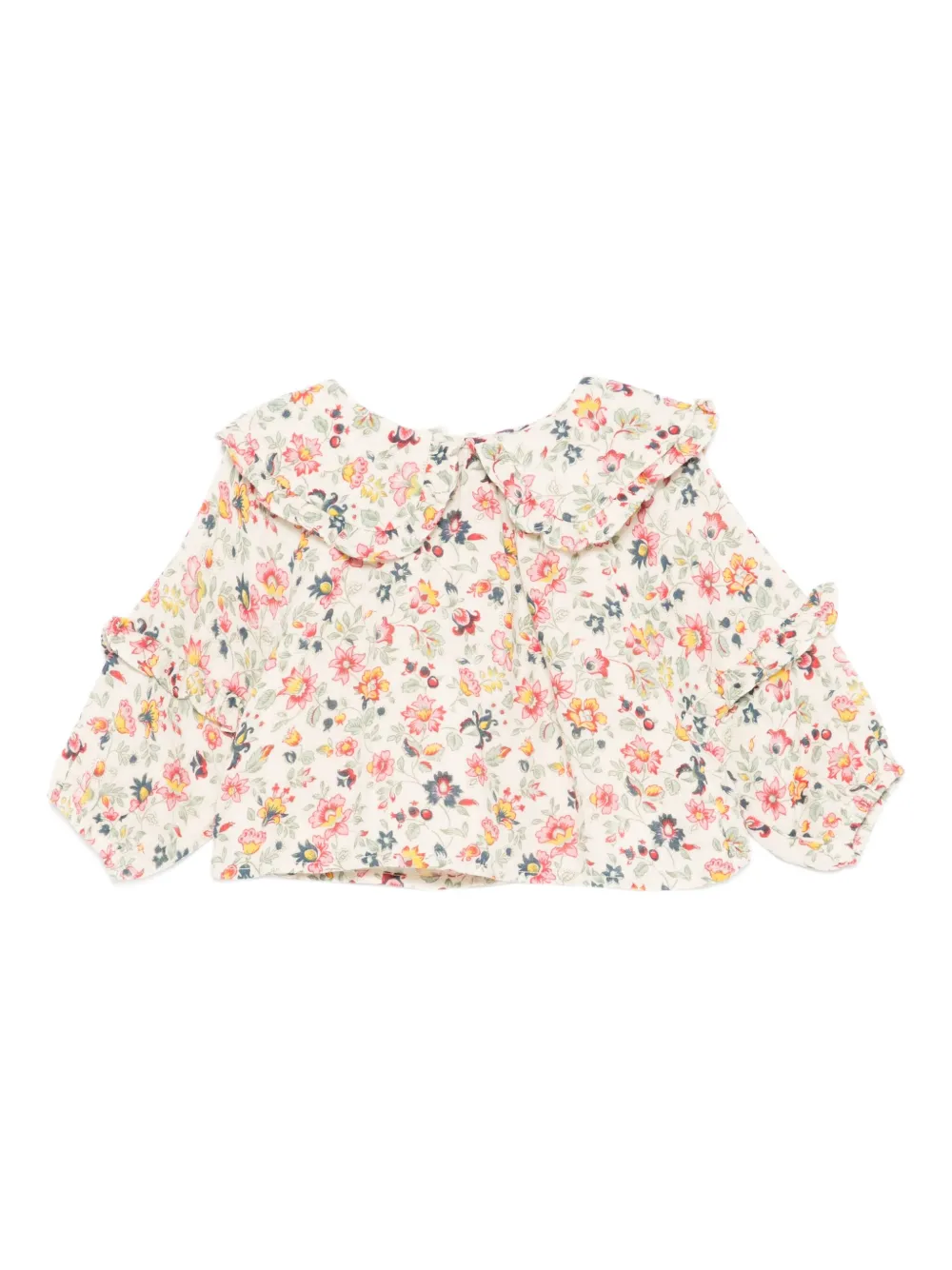 Louise Misha Bluse mit Blumen-Print | Nude | Image 1