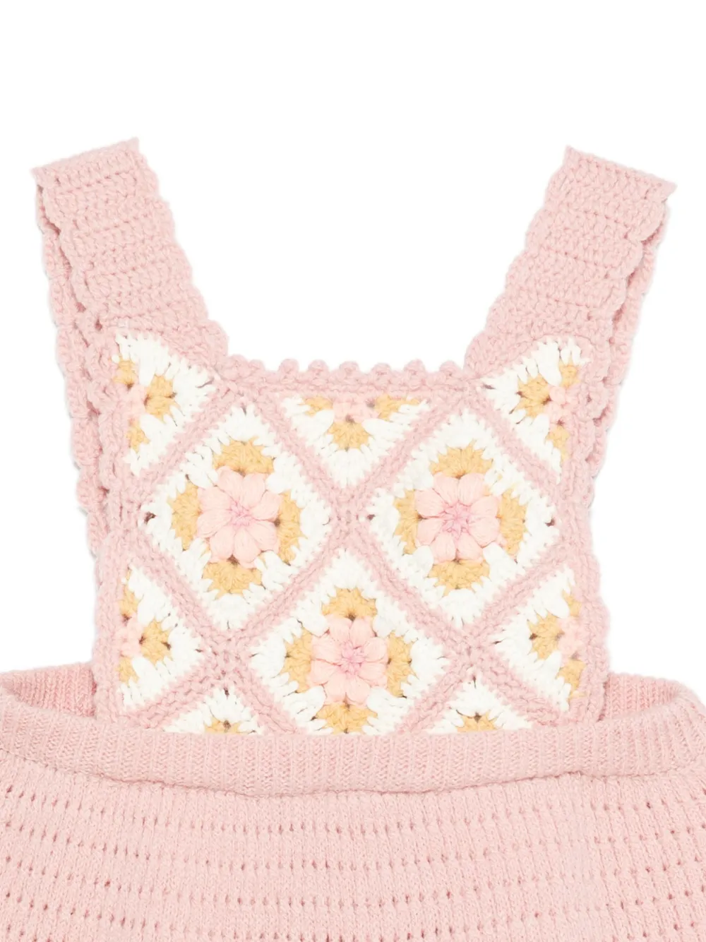 Louise Misha Gehaakte jurk Roze