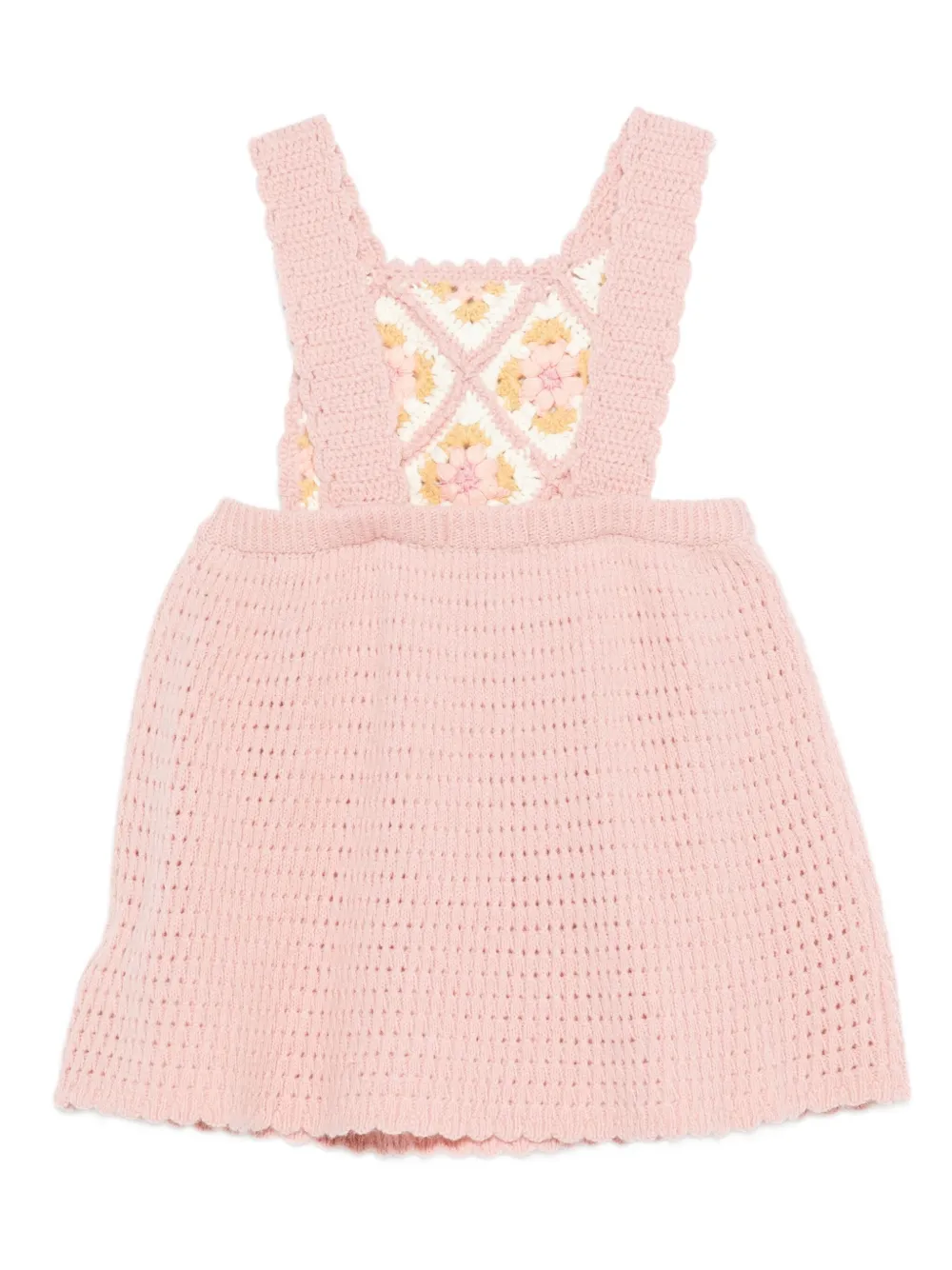 Louise Misha Gehaakte jurk Roze