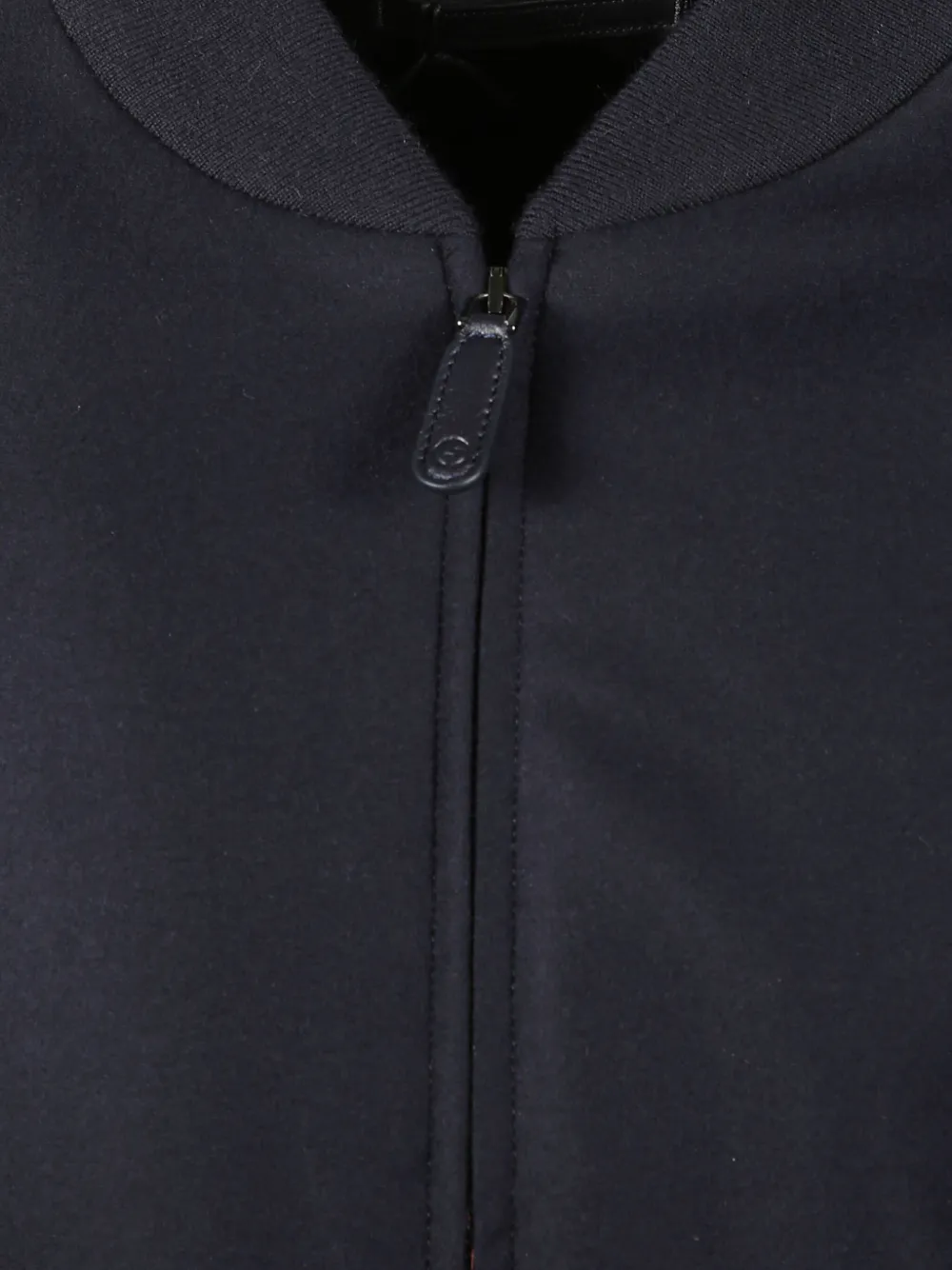 Giorgio Armani Zipped Jacket With Ribbed Cuffs And Side Pockets In Multi