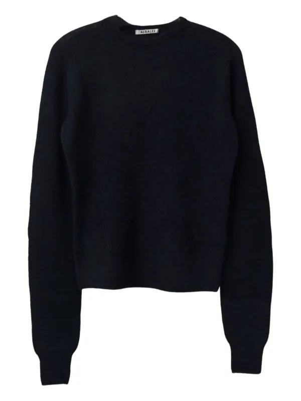 Auralee Brushed-finish Sweater in Blue