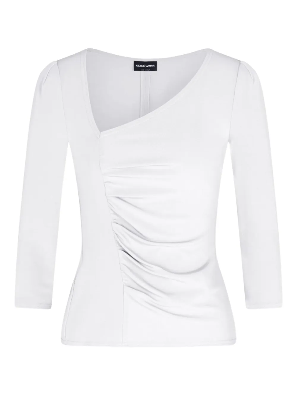 Giorgio Armani top fruncido asimétrico | neutro | Image 1
