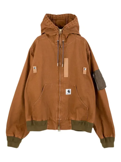 Carhartt WIP logo-patch hooded jacket 