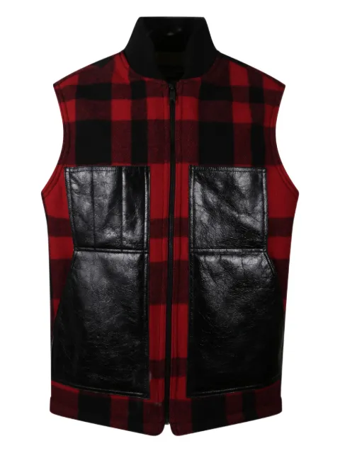 Junya Watanabe Mackinaw panelled gilet