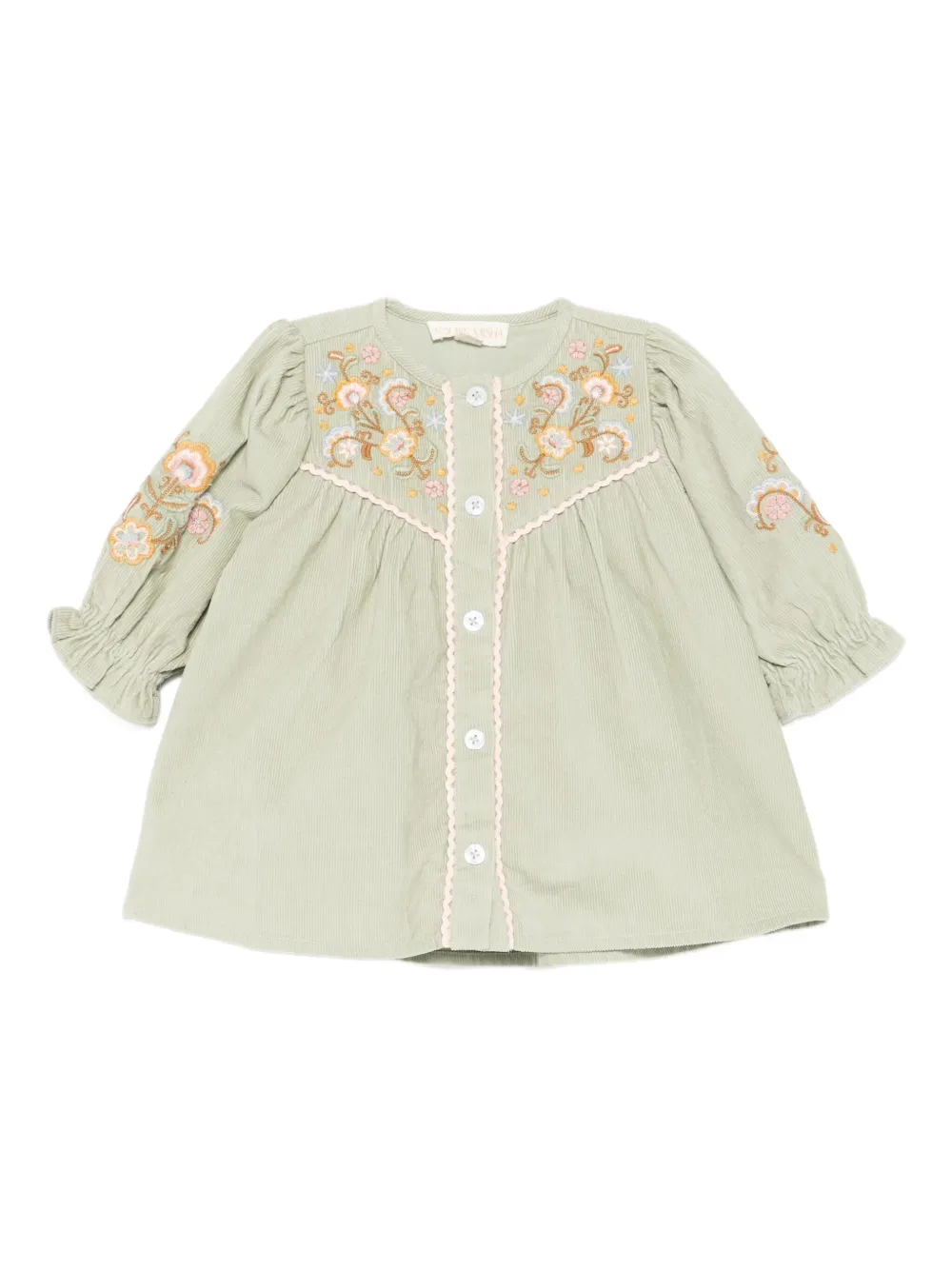 Louise Misha Katoenen jurk Groen