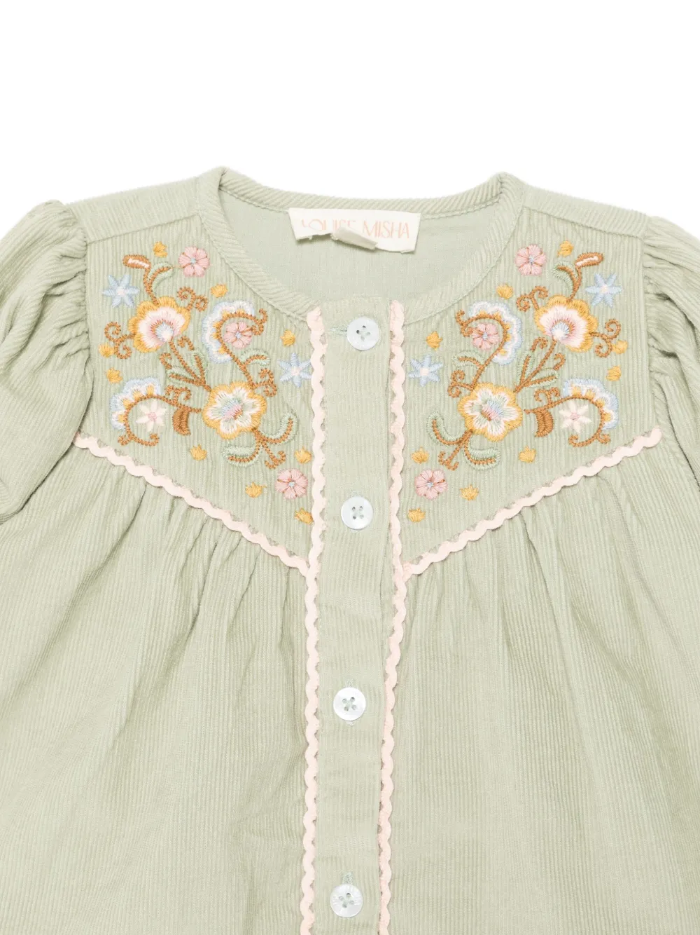 Louise Misha Katoenen jurk Groen