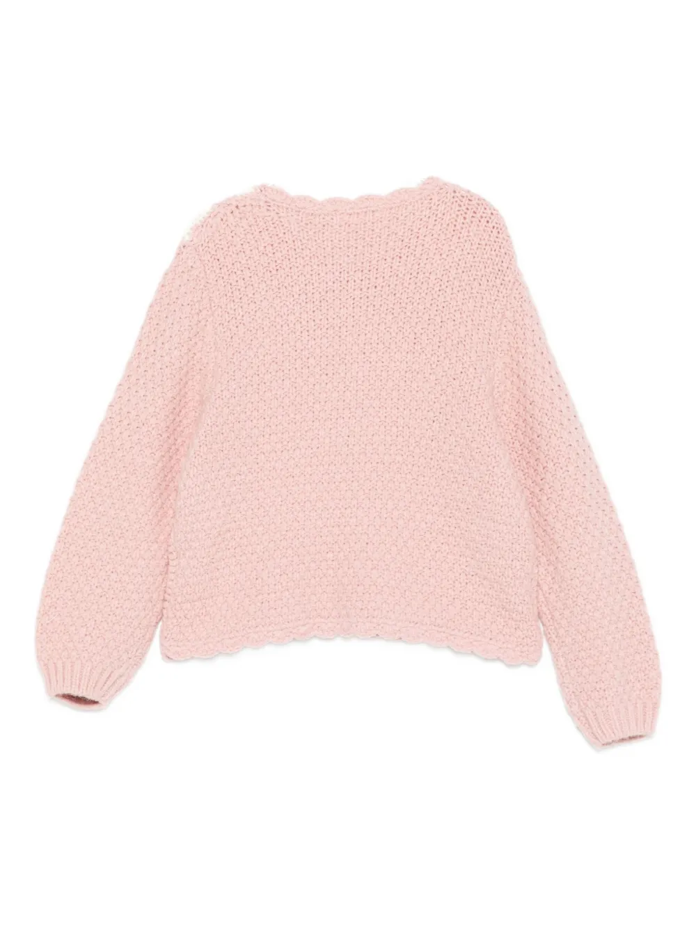 Louise Misha crochet-panel sweater | Girls Jumpers & Knitwear | Image 2