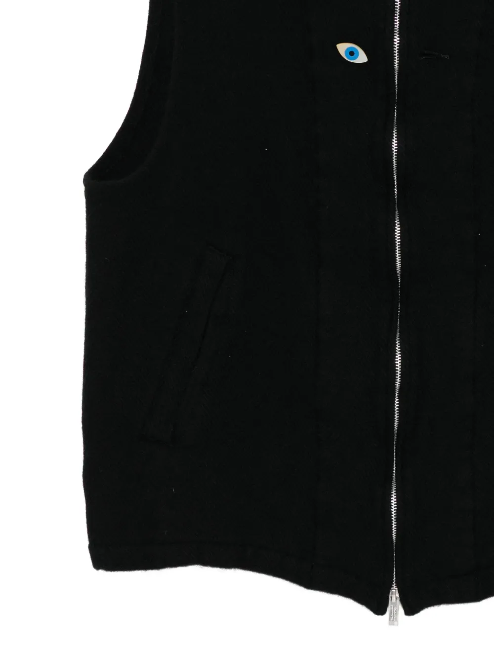 Undercover Wollen gilet Zwart