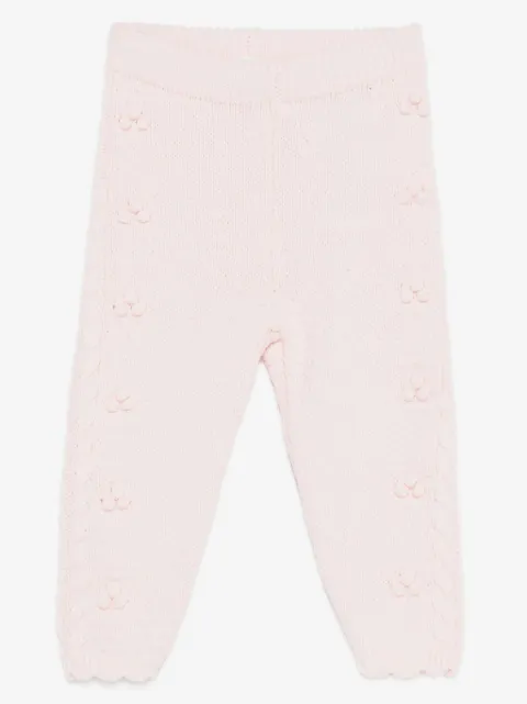 Louise Misha flower-detail knitted pants