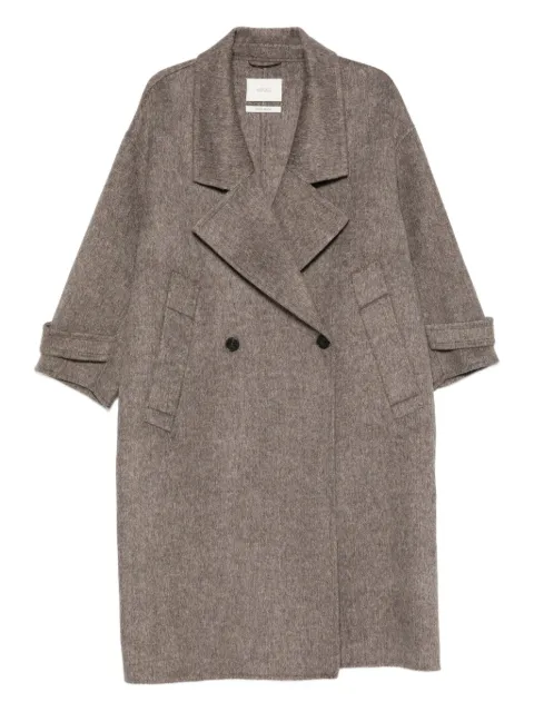 VICOLO wool-blend double-breasted coat